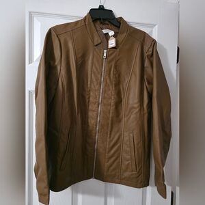 Christopher & Banks Tan Lightweight Jacket